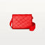 Lola Crossbody Bag Textured Exterior Rouge