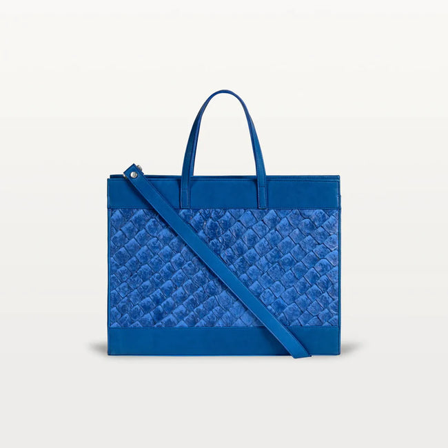 Everyday Crossbody Bag  Cobalt Textured Exterior Hover Image
