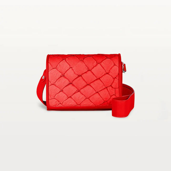 Lola Crossbody Bag Textured Exterior Rouge Hover Image