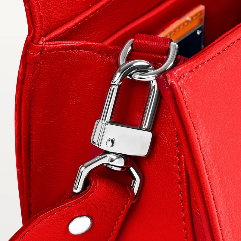 Lola Crossbody Bag Textured Exterior Rouge